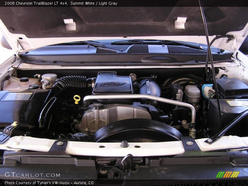 Summit White / Light Gray 2008 Chevrolet TrailBlazer LT 4x4