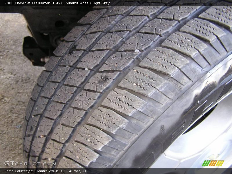 Summit White / Light Gray 2008 Chevrolet TrailBlazer LT 4x4