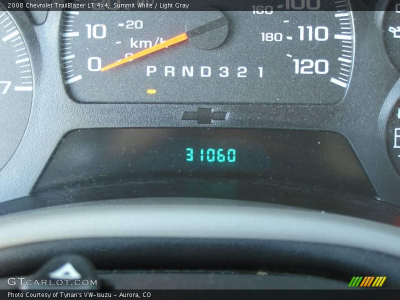 Summit White / Light Gray 2008 Chevrolet TrailBlazer LT 4x4
