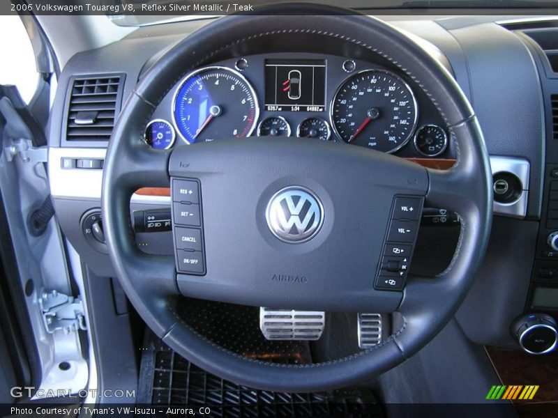 Reflex Silver Metallic / Teak 2006 Volkswagen Touareg V8