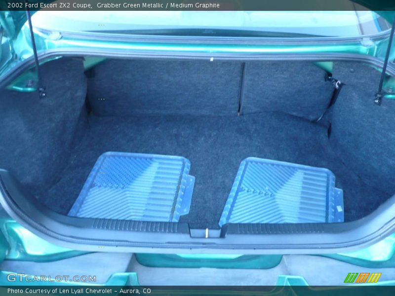 Grabber Green Metallic / Medium Graphite 2002 Ford Escort ZX2 Coupe