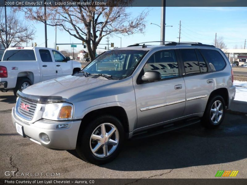 Liquid Silver Metallic / Ebony 2008 GMC Envoy SLT 4x4