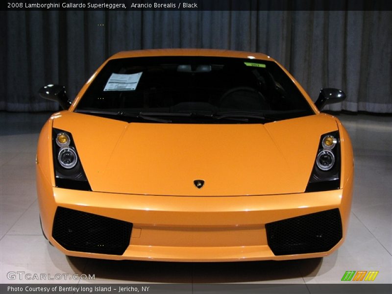 Arancio Borealis / Black 2008 Lamborghini Gallardo Superleggera
