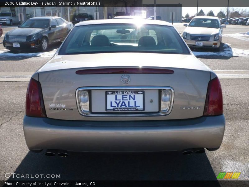 Sterling / Neutral Shale 2000 Cadillac DeVille Sedan