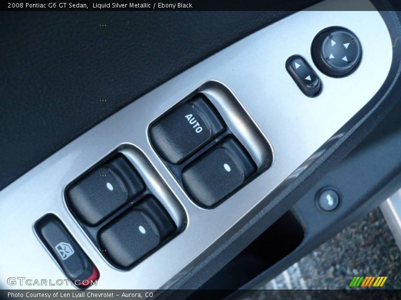 Liquid Silver Metallic / Ebony Black 2008 Pontiac G6 GT Sedan