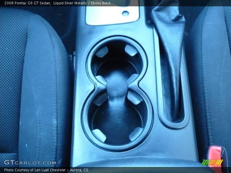 Liquid Silver Metallic / Ebony Black 2008 Pontiac G6 GT Sedan