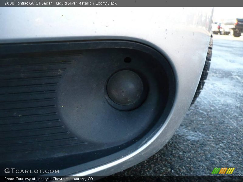 Liquid Silver Metallic / Ebony Black 2008 Pontiac G6 GT Sedan