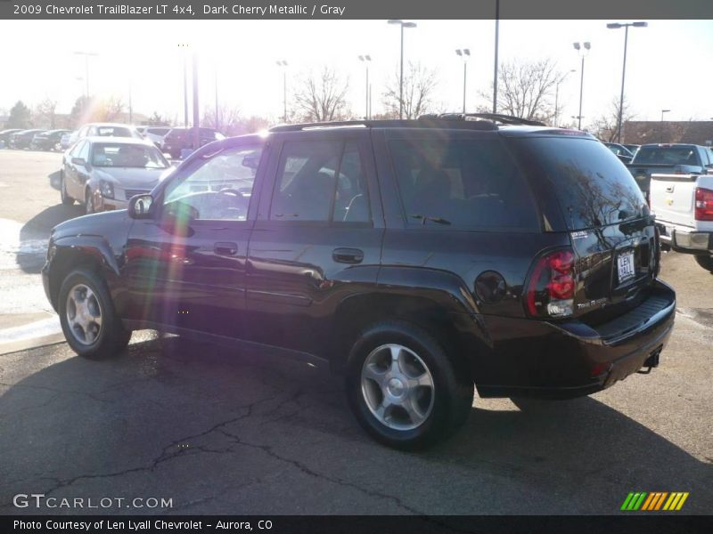 Dark Cherry Metallic / Gray 2009 Chevrolet TrailBlazer LT 4x4