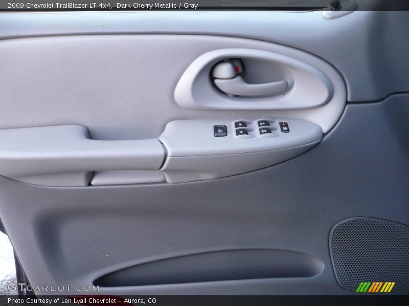 Dark Cherry Metallic / Gray 2009 Chevrolet TrailBlazer LT 4x4
