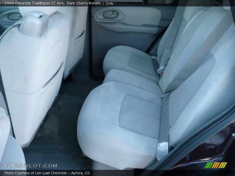 Dark Cherry Metallic / Gray 2009 Chevrolet TrailBlazer LT 4x4