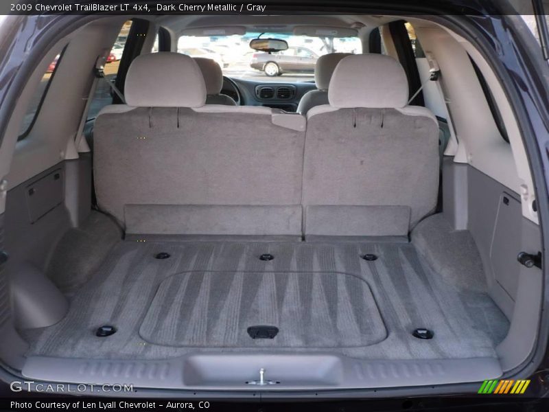 Dark Cherry Metallic / Gray 2009 Chevrolet TrailBlazer LT 4x4