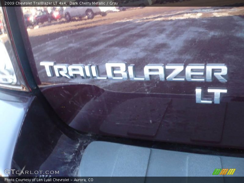 Dark Cherry Metallic / Gray 2009 Chevrolet TrailBlazer LT 4x4