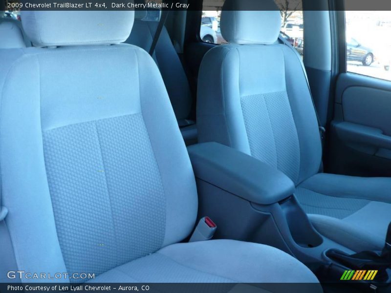 Dark Cherry Metallic / Gray 2009 Chevrolet TrailBlazer LT 4x4