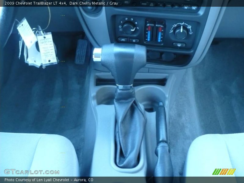 Dark Cherry Metallic / Gray 2009 Chevrolet TrailBlazer LT 4x4