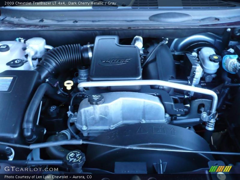 Dark Cherry Metallic / Gray 2009 Chevrolet TrailBlazer LT 4x4