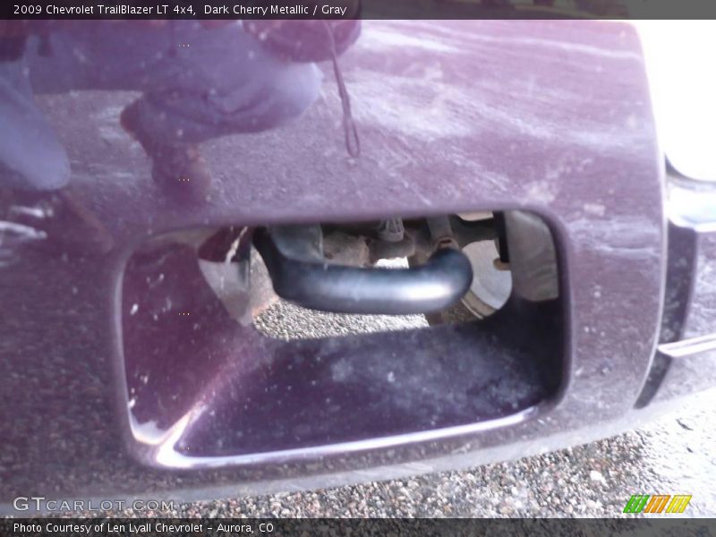 Dark Cherry Metallic / Gray 2009 Chevrolet TrailBlazer LT 4x4