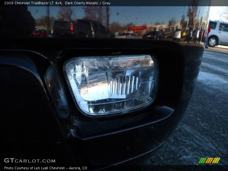 Dark Cherry Metallic / Gray 2009 Chevrolet TrailBlazer LT 4x4