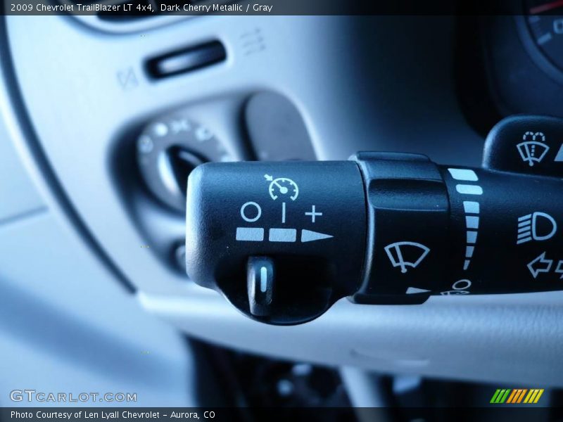 Dark Cherry Metallic / Gray 2009 Chevrolet TrailBlazer LT 4x4