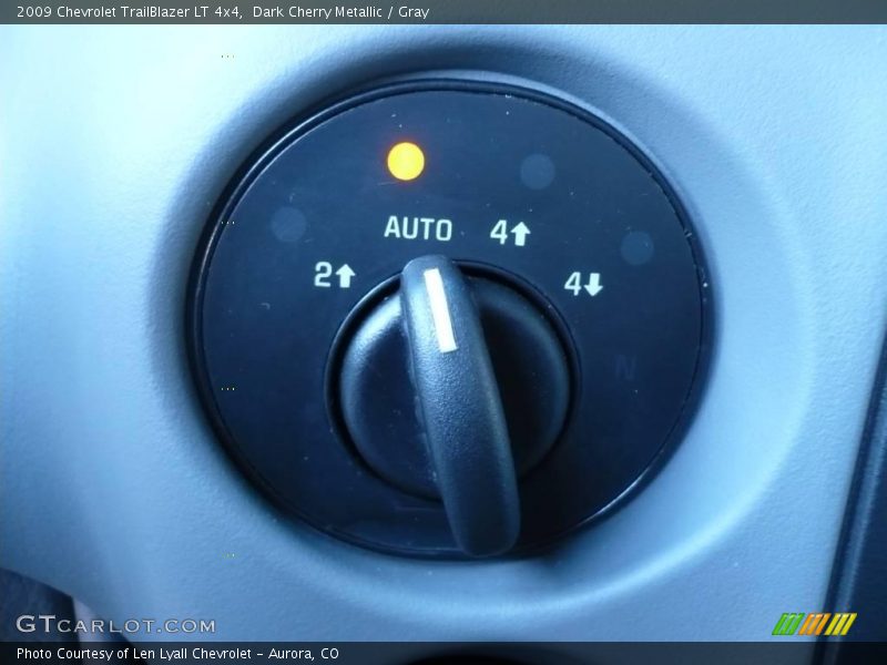 Dark Cherry Metallic / Gray 2009 Chevrolet TrailBlazer LT 4x4