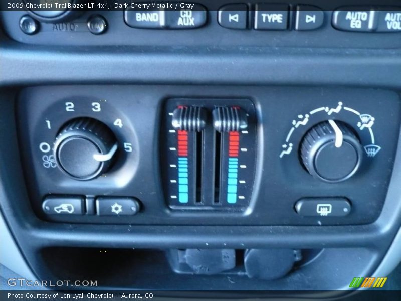 Dark Cherry Metallic / Gray 2009 Chevrolet TrailBlazer LT 4x4