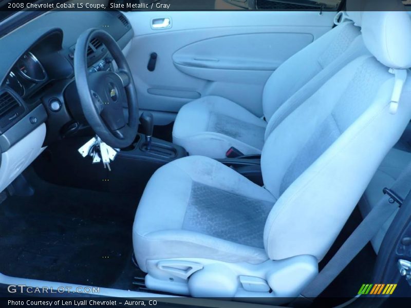 Slate Metallic / Gray 2008 Chevrolet Cobalt LS Coupe