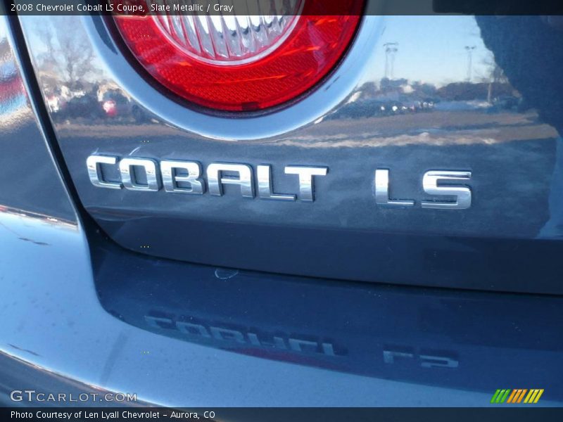 Slate Metallic / Gray 2008 Chevrolet Cobalt LS Coupe