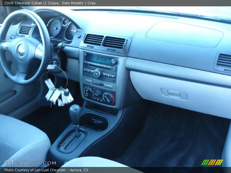 Slate Metallic / Gray 2008 Chevrolet Cobalt LS Coupe