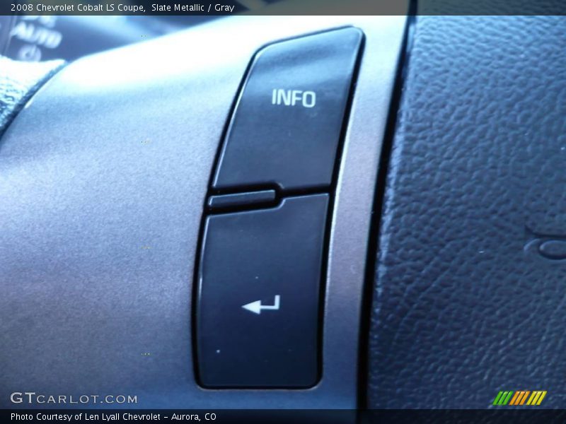 Slate Metallic / Gray 2008 Chevrolet Cobalt LS Coupe