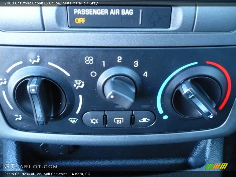 Slate Metallic / Gray 2008 Chevrolet Cobalt LS Coupe