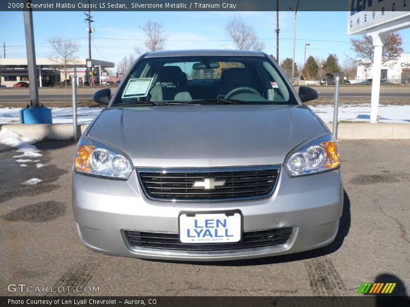 Silverstone Metallic / Titanium Gray 2008 Chevrolet Malibu Classic LS Sedan