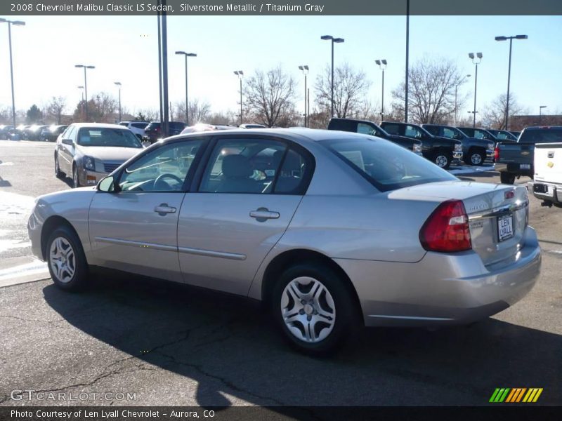 Silverstone Metallic / Titanium Gray 2008 Chevrolet Malibu Classic LS Sedan