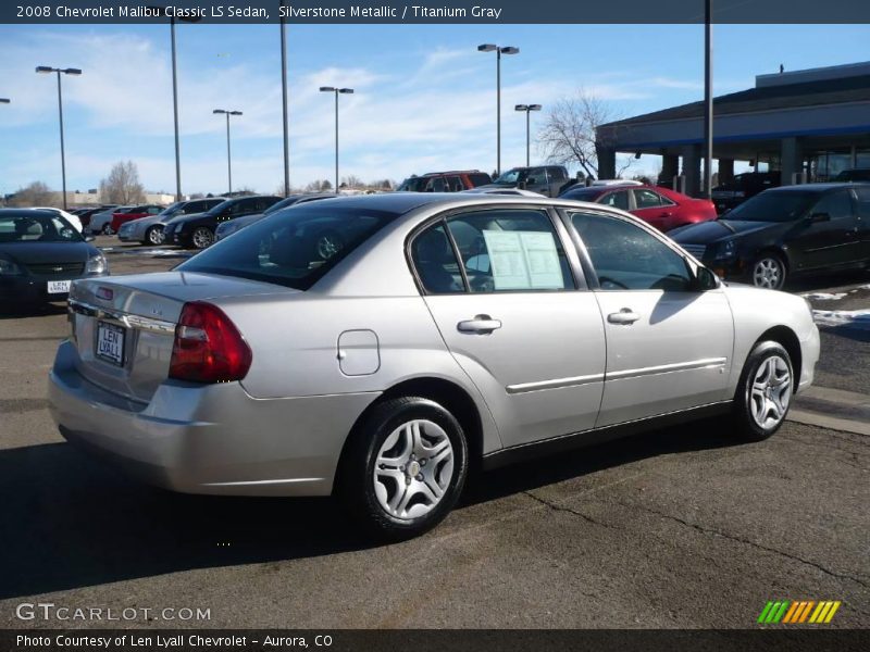 Silverstone Metallic / Titanium Gray 2008 Chevrolet Malibu Classic LS Sedan