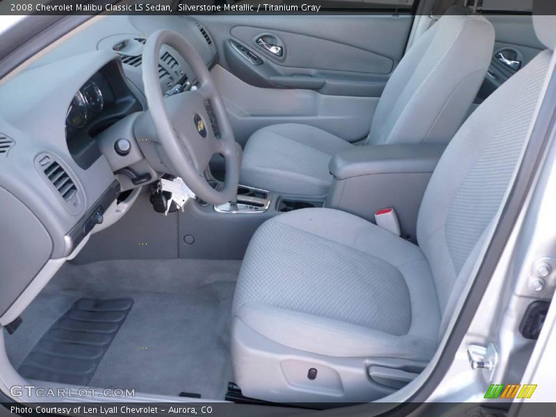 Silverstone Metallic / Titanium Gray 2008 Chevrolet Malibu Classic LS Sedan