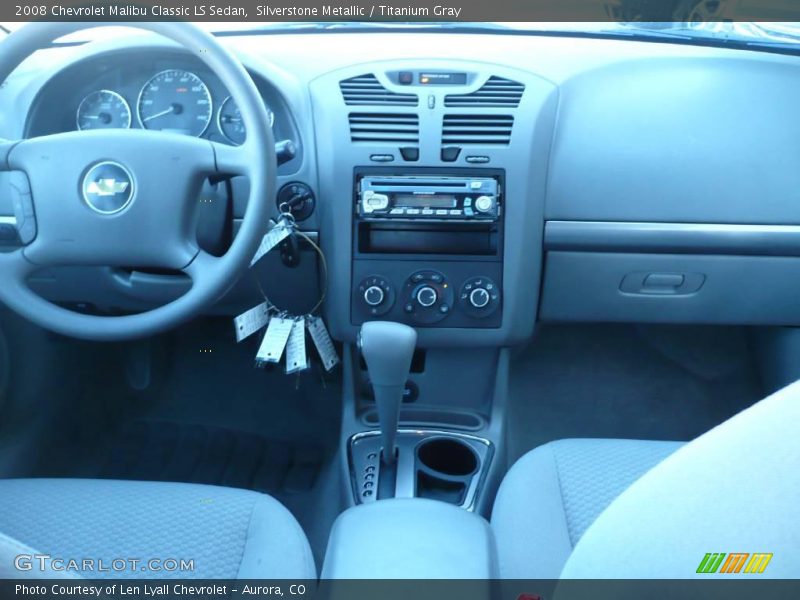 Silverstone Metallic / Titanium Gray 2008 Chevrolet Malibu Classic LS Sedan