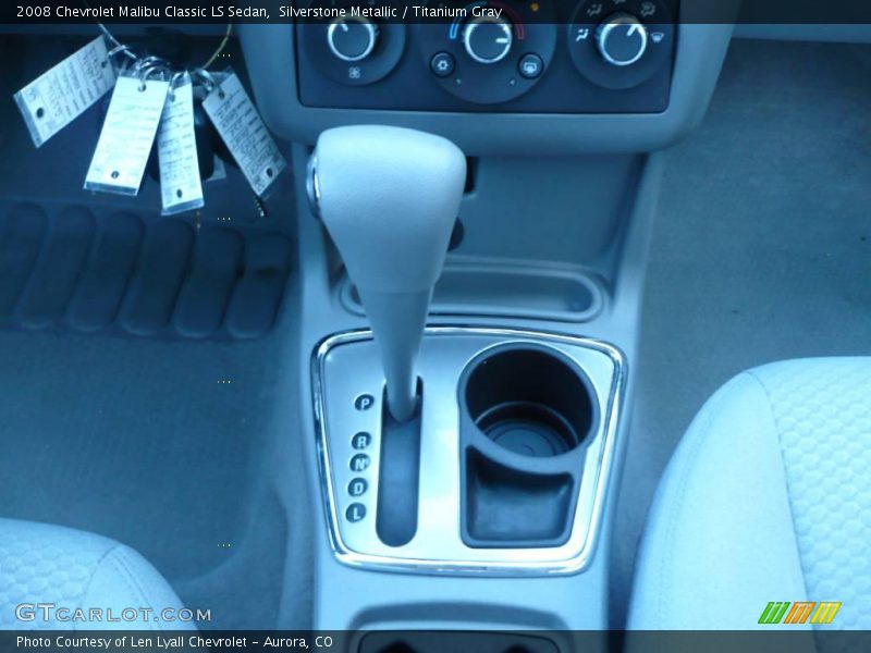 Silverstone Metallic / Titanium Gray 2008 Chevrolet Malibu Classic LS Sedan