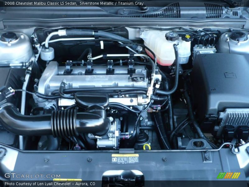 Silverstone Metallic / Titanium Gray 2008 Chevrolet Malibu Classic LS Sedan