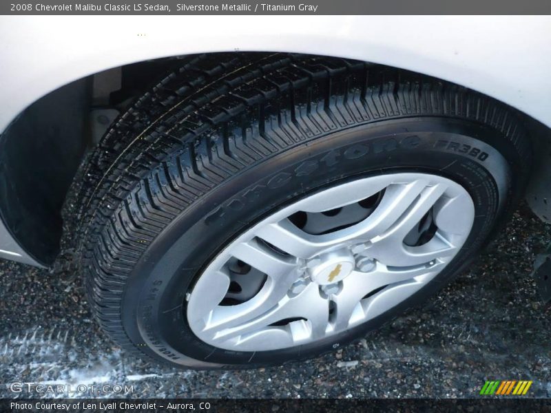 Silverstone Metallic / Titanium Gray 2008 Chevrolet Malibu Classic LS Sedan