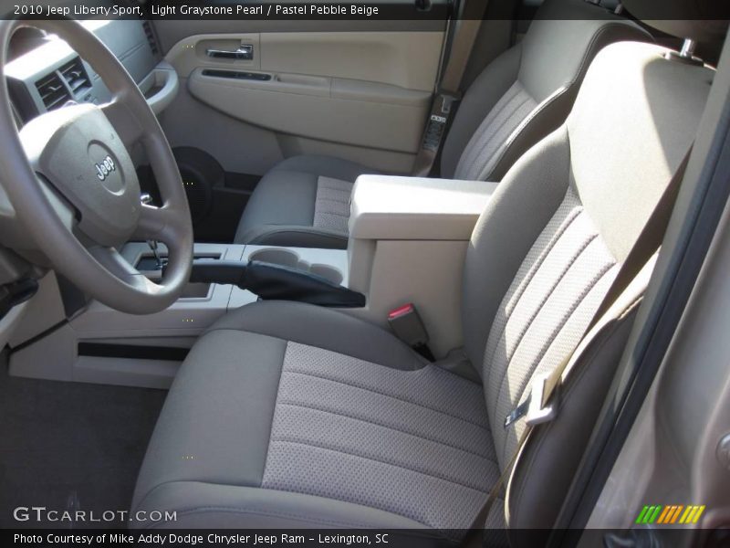 Light Graystone Pearl / Pastel Pebble Beige 2010 Jeep Liberty Sport