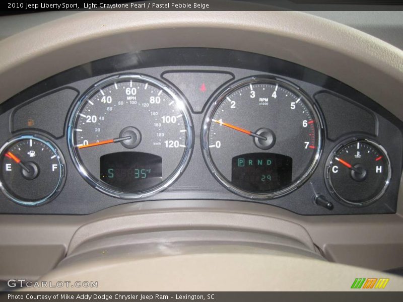 Light Graystone Pearl / Pastel Pebble Beige 2010 Jeep Liberty Sport