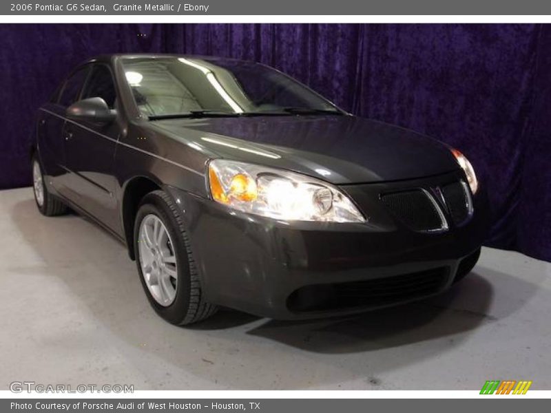 Granite Metallic / Ebony 2006 Pontiac G6 Sedan