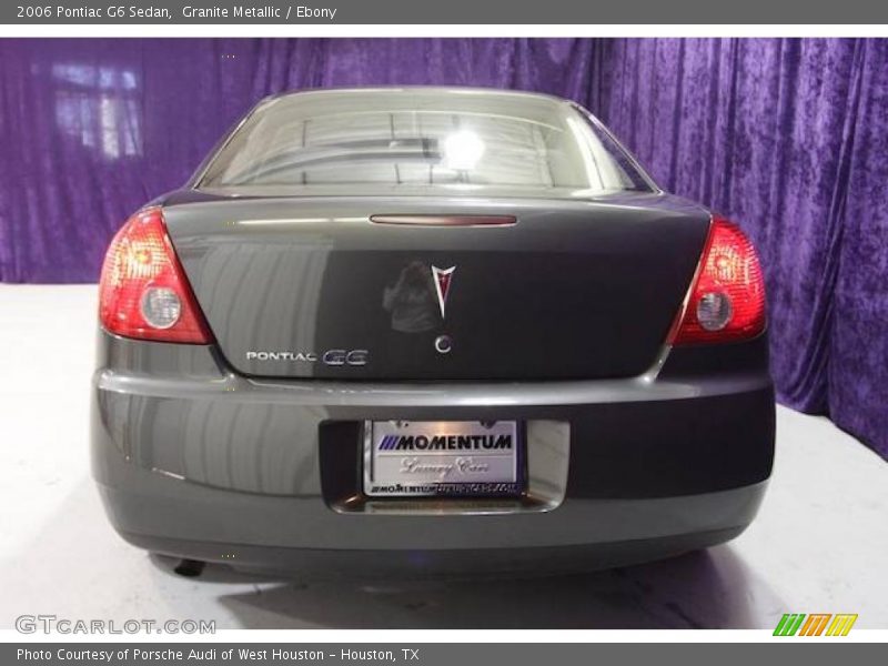 Granite Metallic / Ebony 2006 Pontiac G6 Sedan