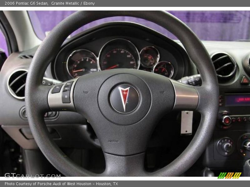 Granite Metallic / Ebony 2006 Pontiac G6 Sedan