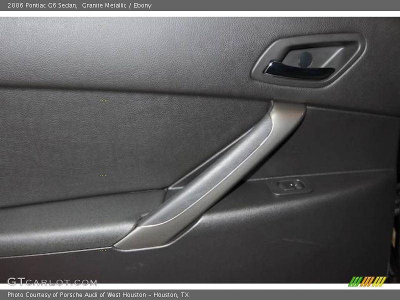 Granite Metallic / Ebony 2006 Pontiac G6 Sedan
