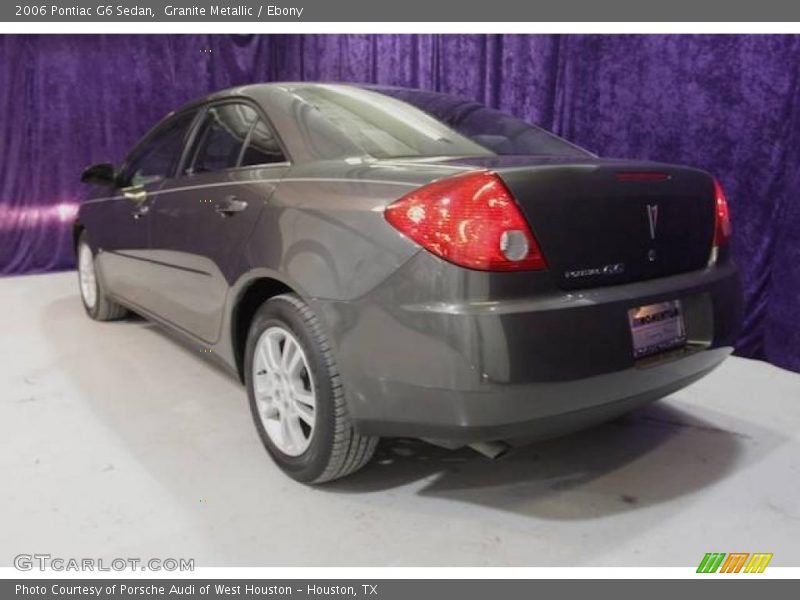 Granite Metallic / Ebony 2006 Pontiac G6 Sedan