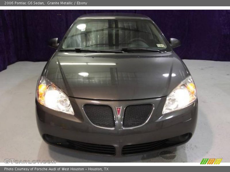Granite Metallic / Ebony 2006 Pontiac G6 Sedan