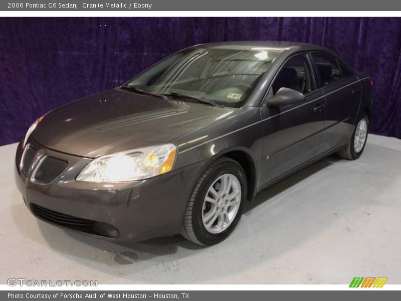 Granite Metallic / Ebony 2006 Pontiac G6 Sedan