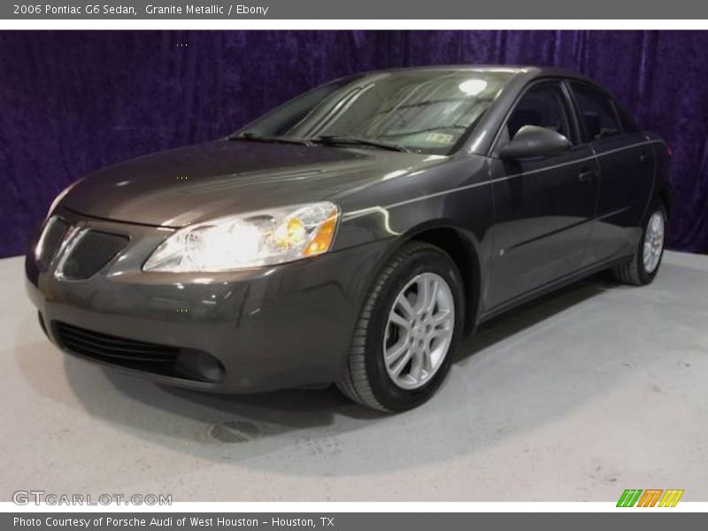 Granite Metallic / Ebony 2006 Pontiac G6 Sedan