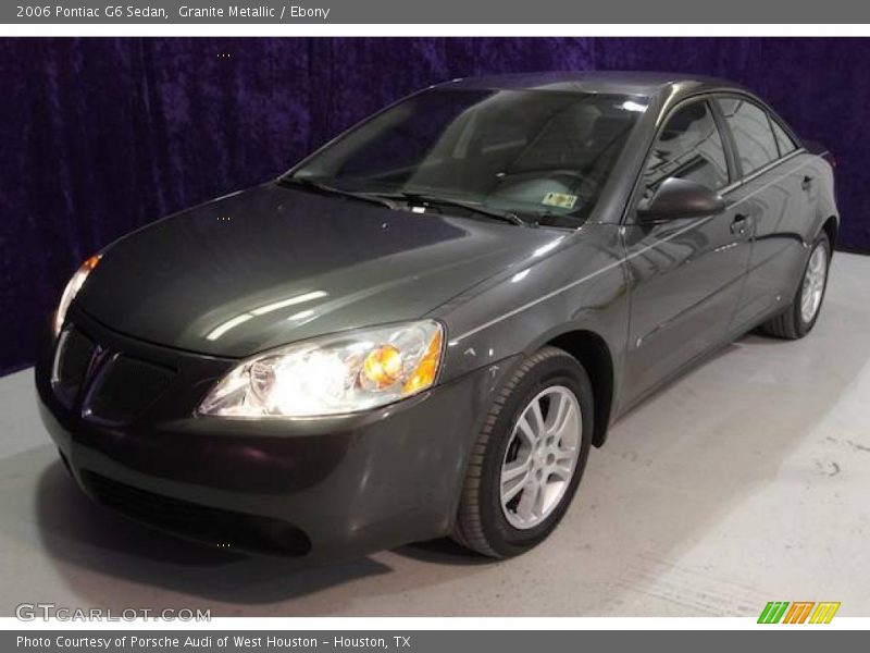 Granite Metallic / Ebony 2006 Pontiac G6 Sedan