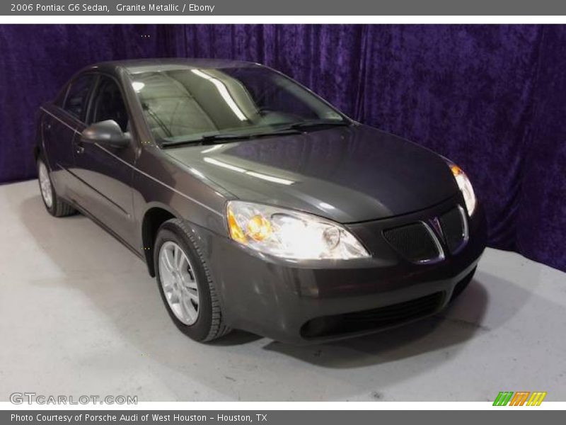 Granite Metallic / Ebony 2006 Pontiac G6 Sedan