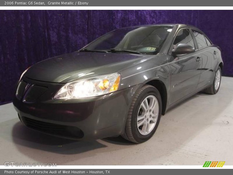 Granite Metallic / Ebony 2006 Pontiac G6 Sedan